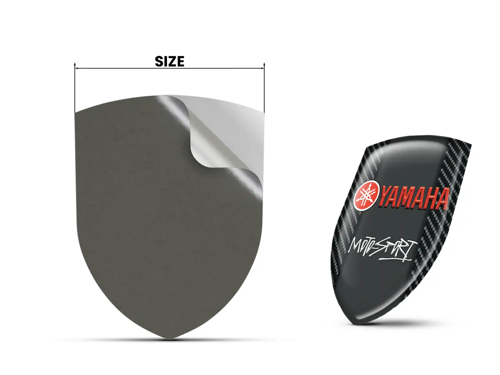 Yamaha Autocollant Bombé Look Premium Étiquettes Véhicule